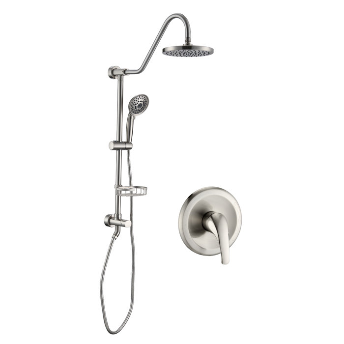 PROOX Complete Shower System with Roughin Valve Wayfair
